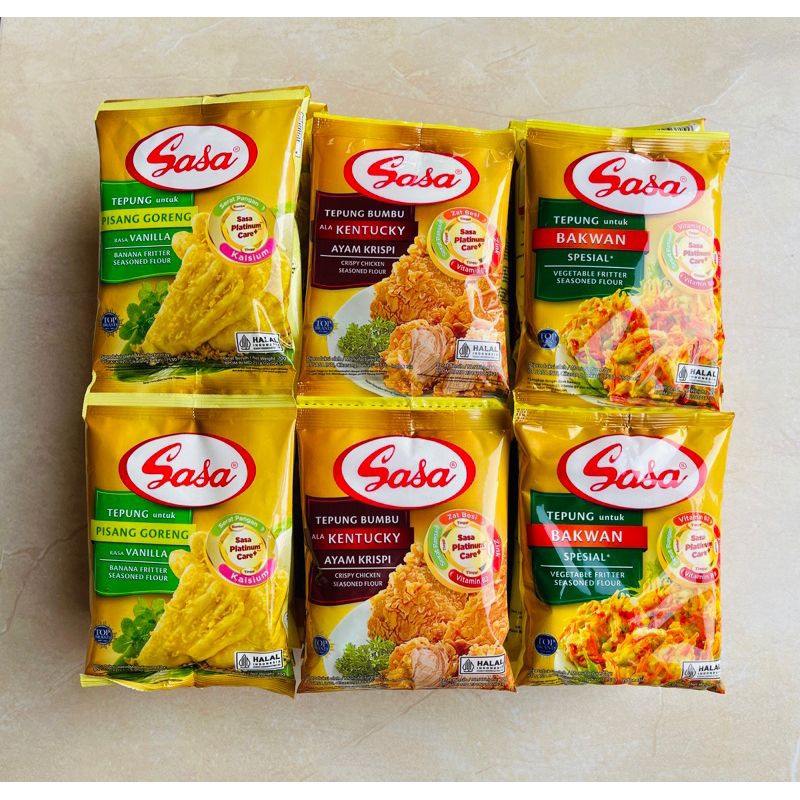 

Sasa tepung bumbu instan 80gr 1 renceng 10 sachet /Sasa /tepung bumbu