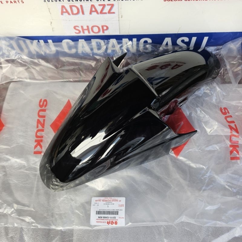 spakbor slebor depan hitam Blue shine black skywave original SGP 53111-13H00-X0N