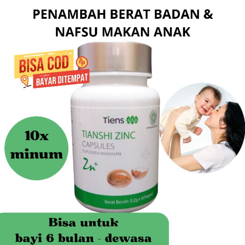 COD Zinc Vitamin Penambah Nafsu Makan Anak BPOM bisa dikonsumsi dari bayi 6 bulan hingga dewasa - Pe