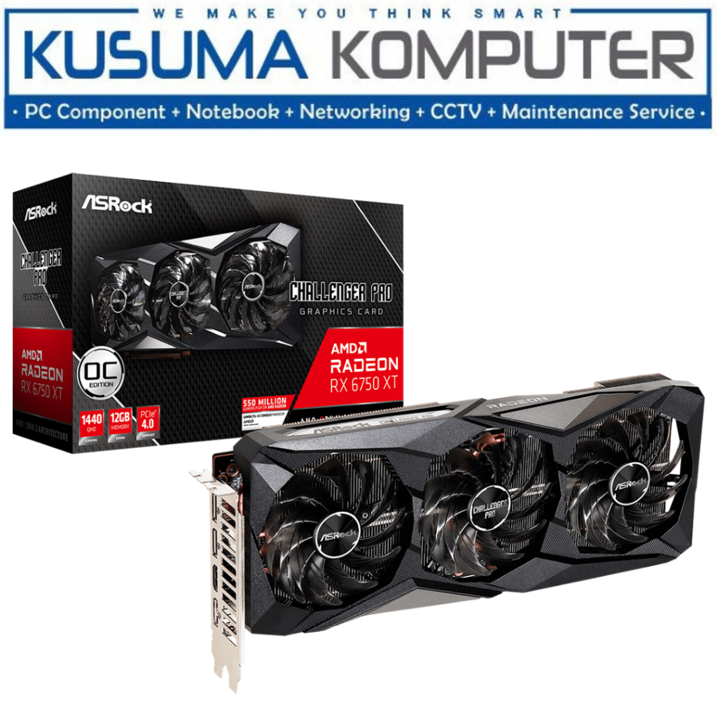 ASRock AMD Radeon RX 6750 XT Challenger Pro 12GB OC GDDR6 6750XT