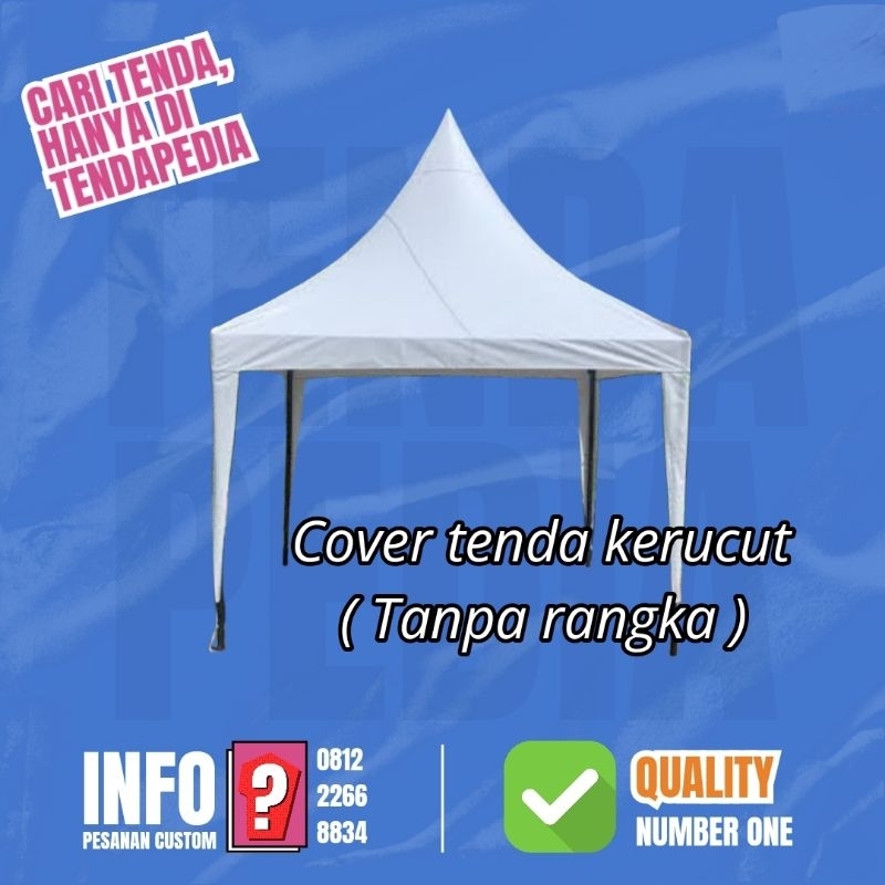 COVER ATAP TENDA KERUCUT WARNA BISA REQUEST