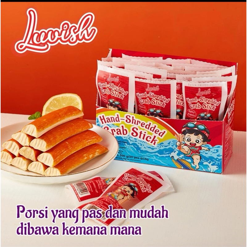 

[HALAL] LUVISH ( STIK KEPITING ) | BARBECUE FLAVOR | SPICY FLAVOR