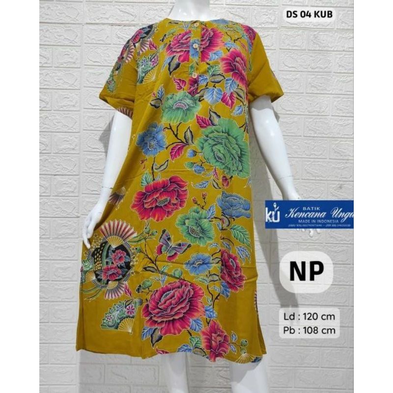 DASTER KENCANA UNGU LABEL BIRU/KUB 04/DASTER BATIK BUNSUI KENCANA UNGU ASLI