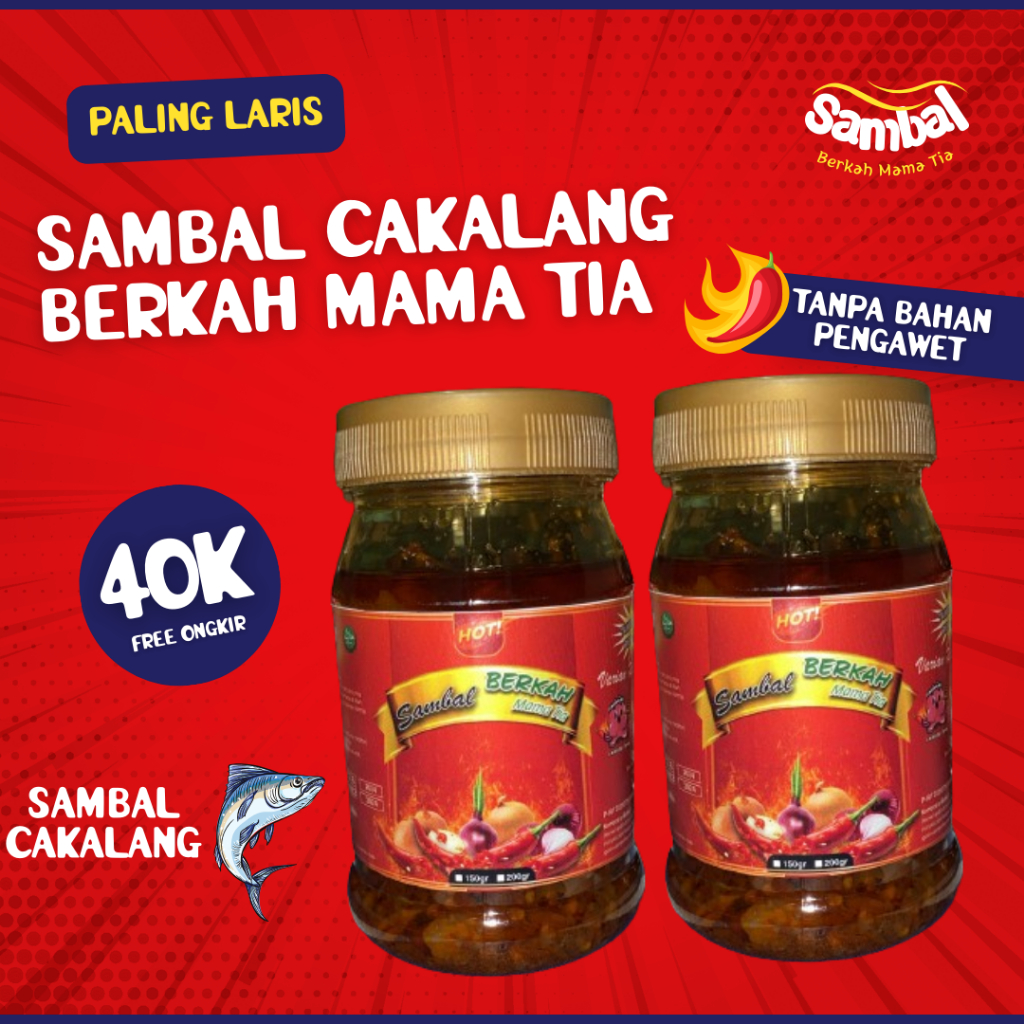 

Sambal Berkah Mama Tia - Sambal Cakalang - Sambal Khas Papua - 200ml
