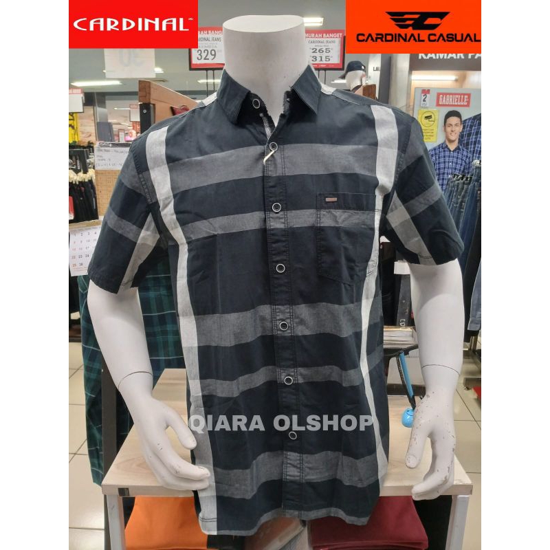 KEMEJA PRIA CARDINAL ORIGINAL REGULER HITAM