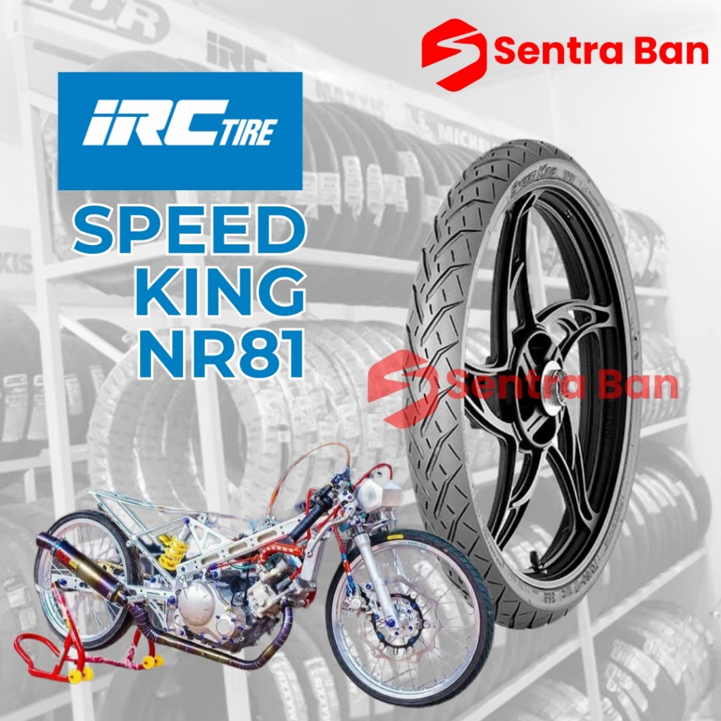 Ban Luar Balap Drag 70/80-17 IRC Speed King Racing Compound Drag Tire