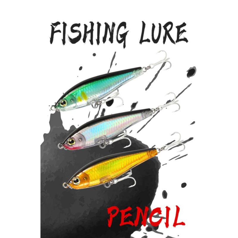 UMPAN CASTING HAMPALA PENCIL SWIMBAIT LURE FACTORY 7CM/7.8GR - 9070