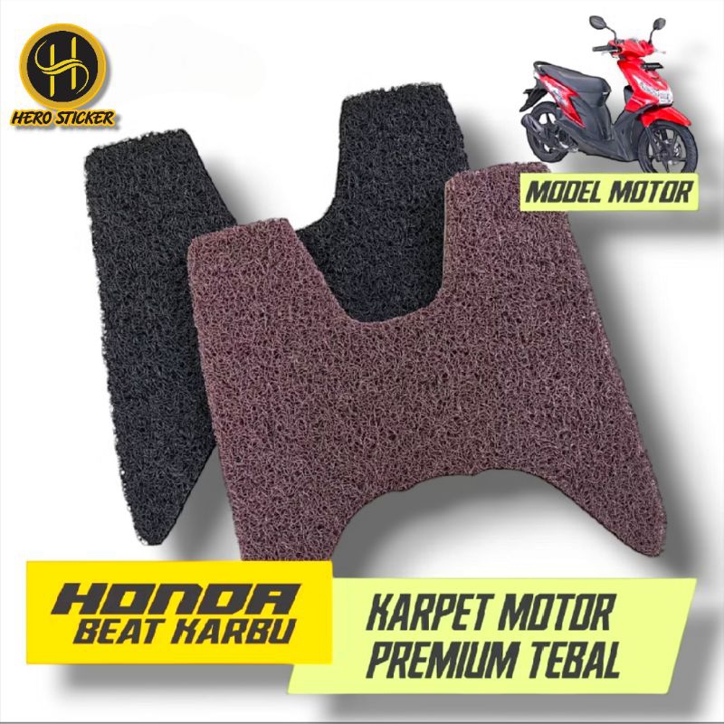 Karpet / Injakan Kaki Motor Beat Keset / Karpet Pijakan Kaki motor beat Karpet Motor Beat
