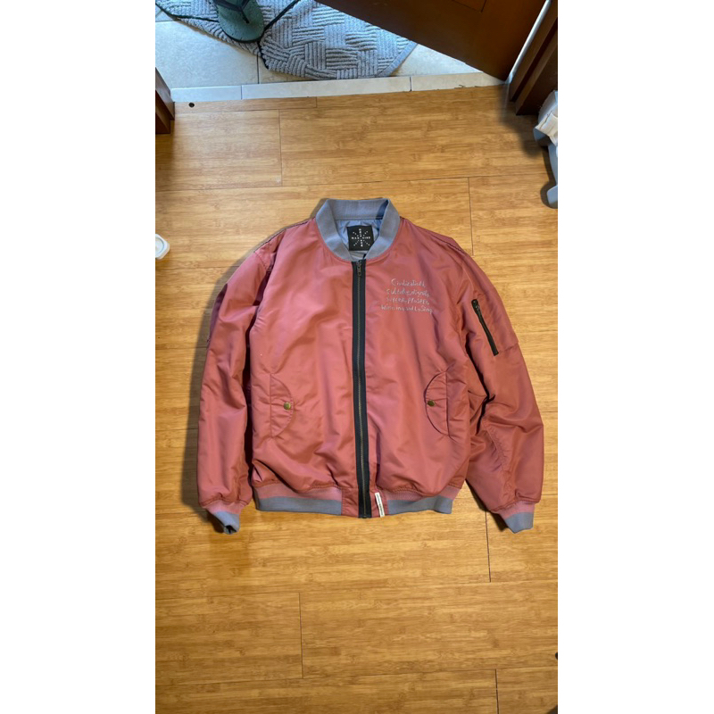 MANKIND Ryujin Dusty Pink Bomber Jacket