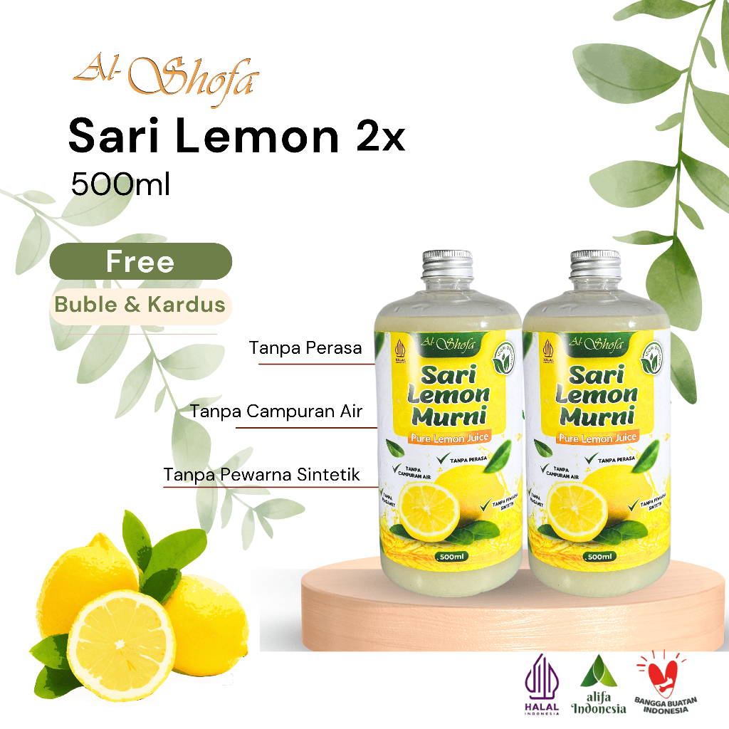 

Sari Lemon 500ml x 2 by Al Shofa