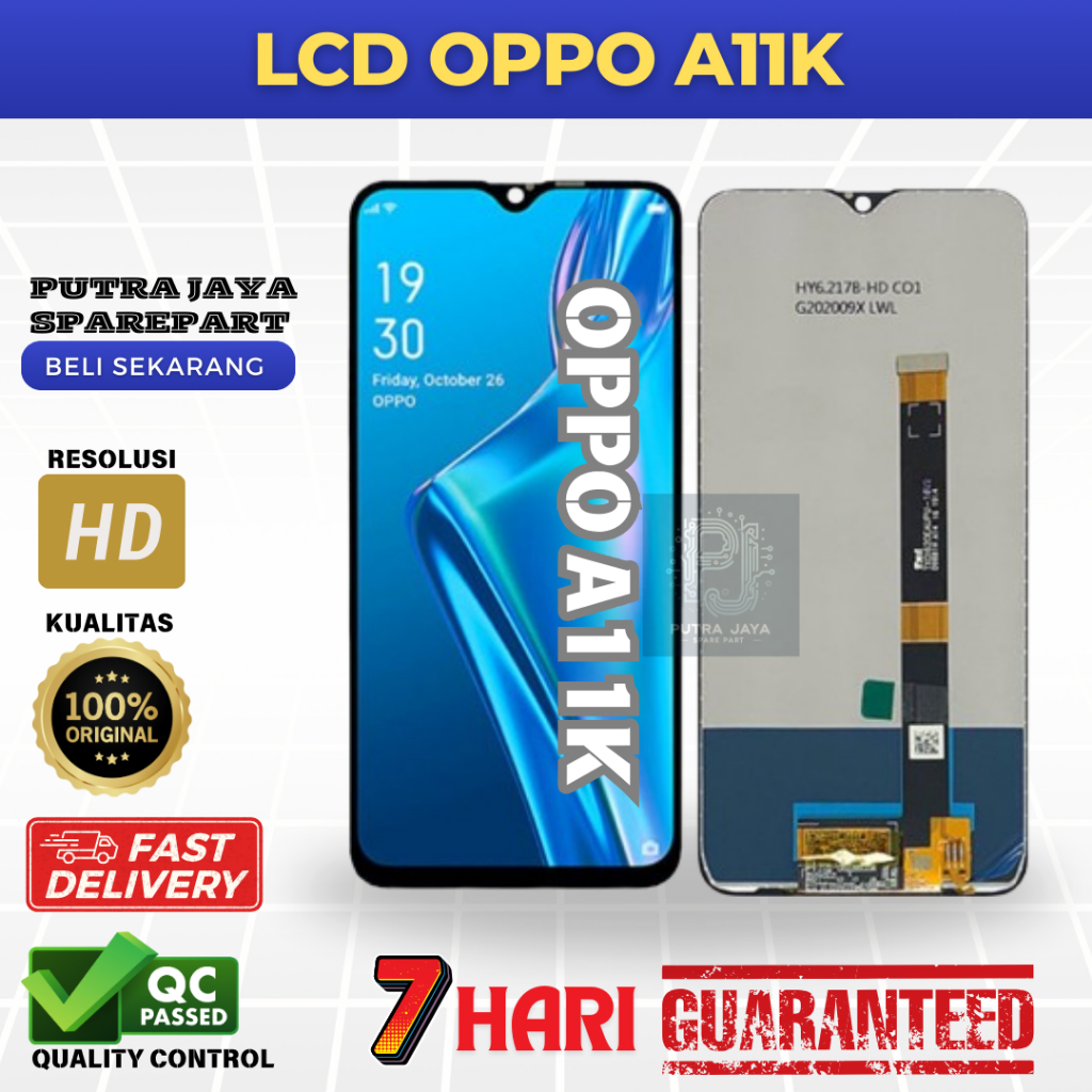 LCD TOUCHSCREEN OPPO A11K CPH2071 / LCD OPPO CPH2071 A11K ORIGINAL