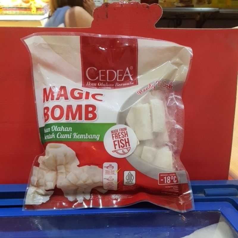 

CEDEA Magic Bomb Ikan Olahan Bentuk Cumi Kembang 450gr