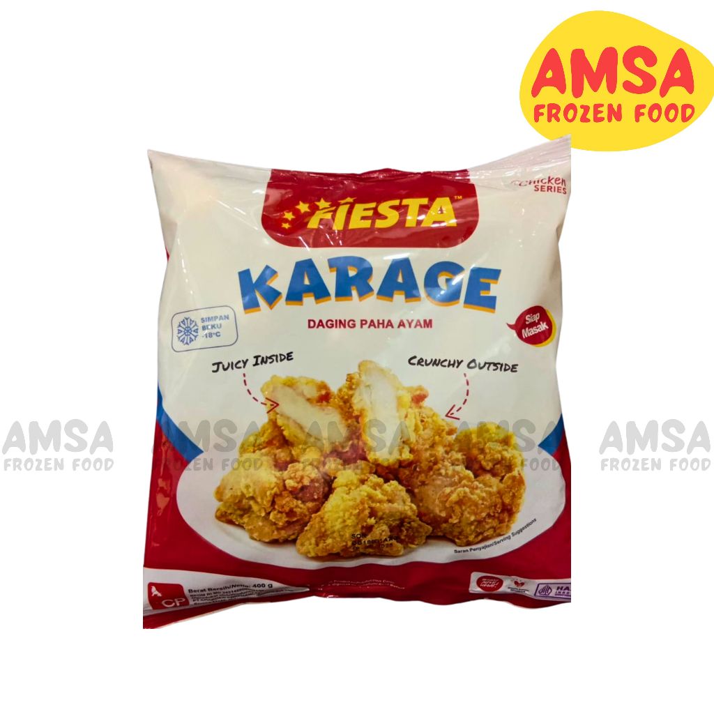 

Fiesta Karage 400g / Daging Paha Ayam Crispy / Chicken Krispi