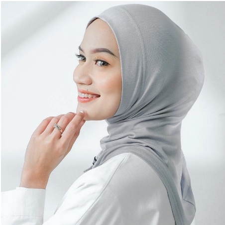 Solekha.Co  Ciput Ninja Malay Inner Malay Premium Tanpa Resleting Dalaman Jilbab Menutup Leher