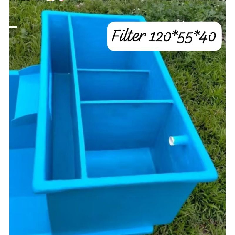 Filter fiber 120x55x40 Filter kolam waterfall ikan hias