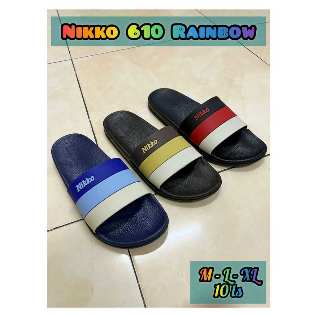 sandal nikko rainbow