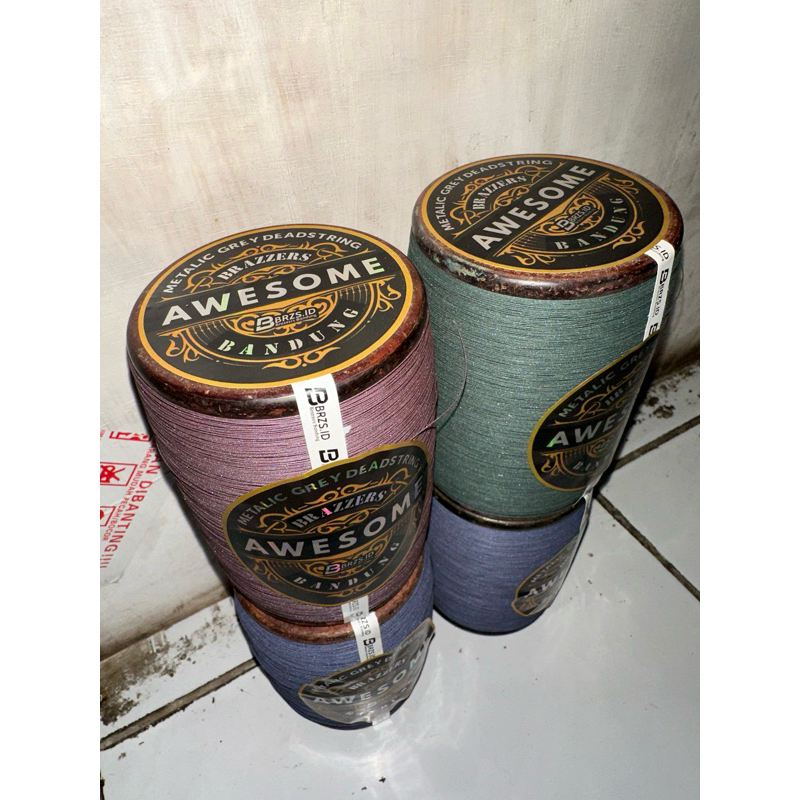 Gelasan Matot  Brazzers Awesome Bahan "Metalic Grey" 022 teksture bersasapp 6000yard