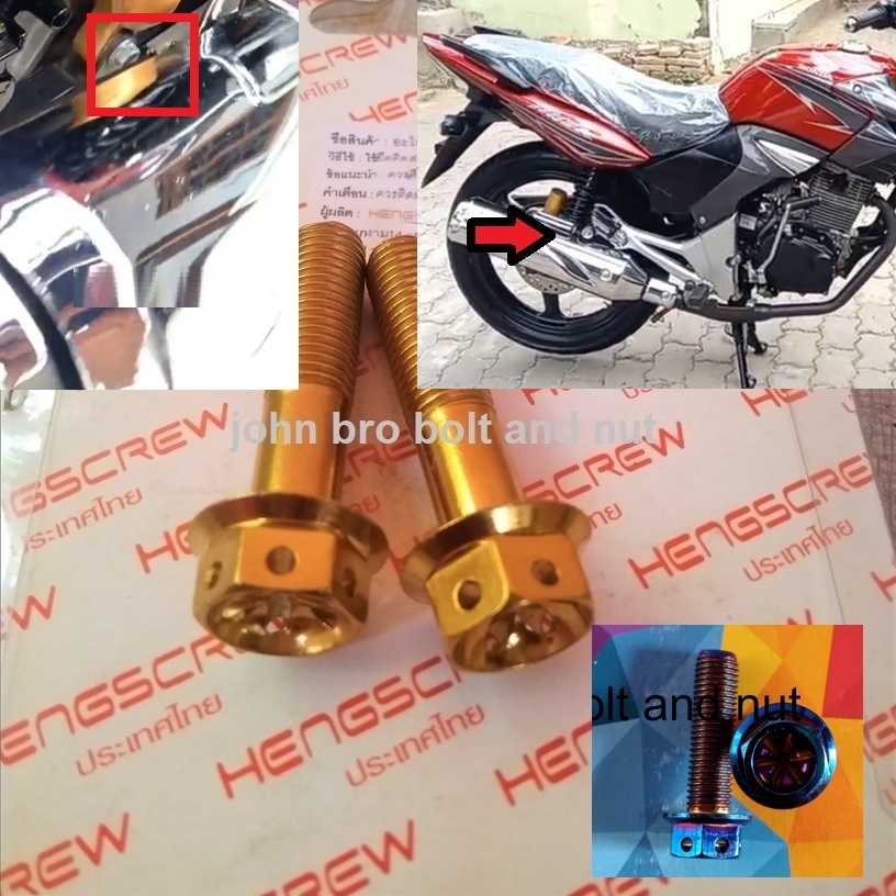 Baut Probolt Stenliss Shock Belakang Honda Tiger Revo Original Heng Thailand