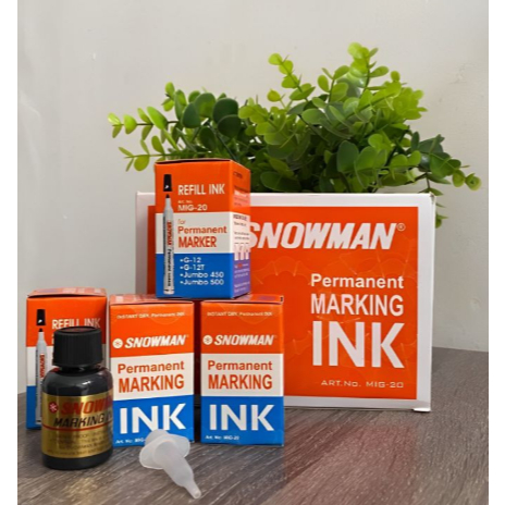 

Isi Spidol Permanent Marker / Refill ink - SNOWMAN