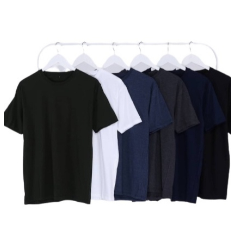 Paket Usaha Baju Polos Pria Katun 5 pcs