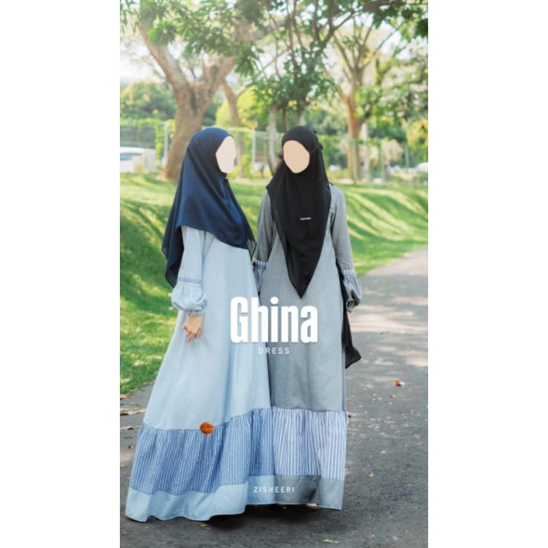 Ghina dress Terbaru by Zisheri/COD