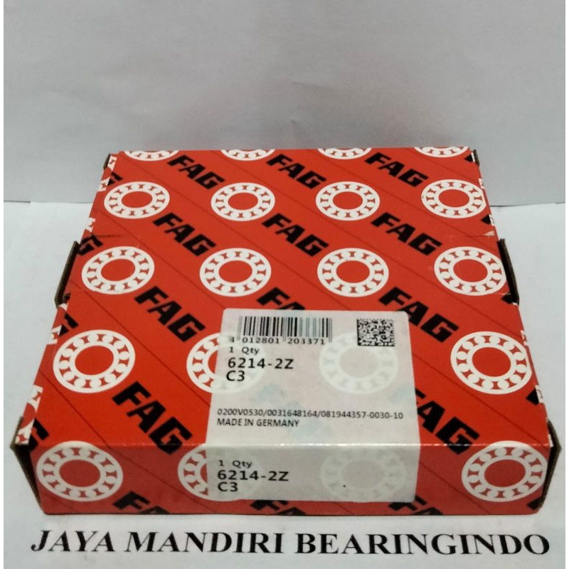 BEARING F A G 6214 2Z C3