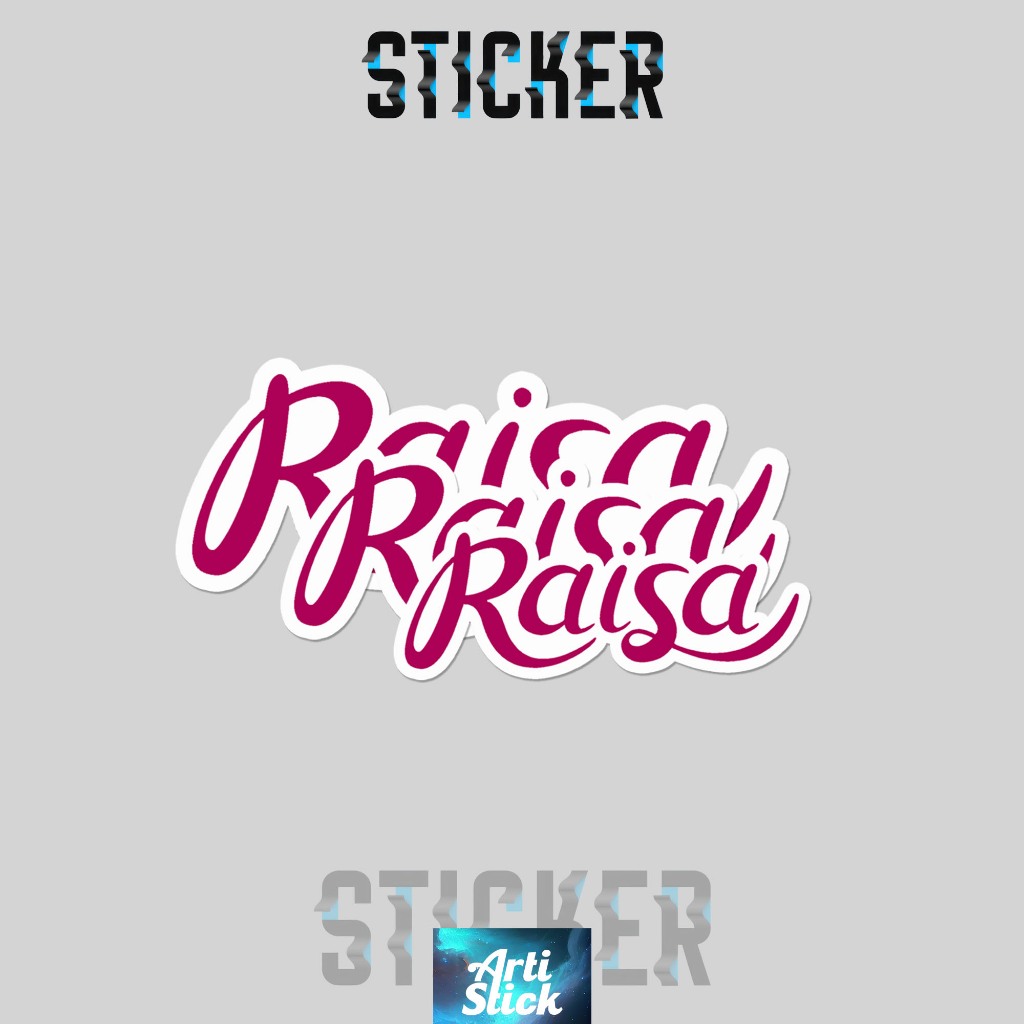 

(3 PCS) Sticker Band Series RAISA | Vinyl Laminasi anti air | ArtiStick Merch