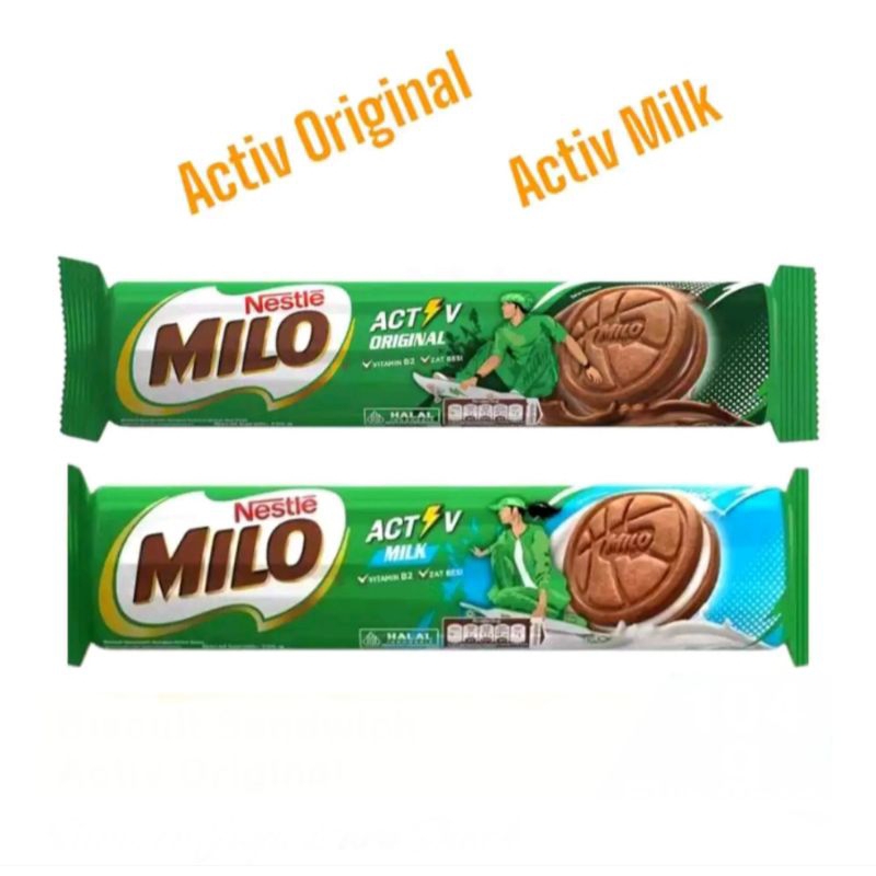 

Milo Activ Biskuit Krim Susu • Original 104 g