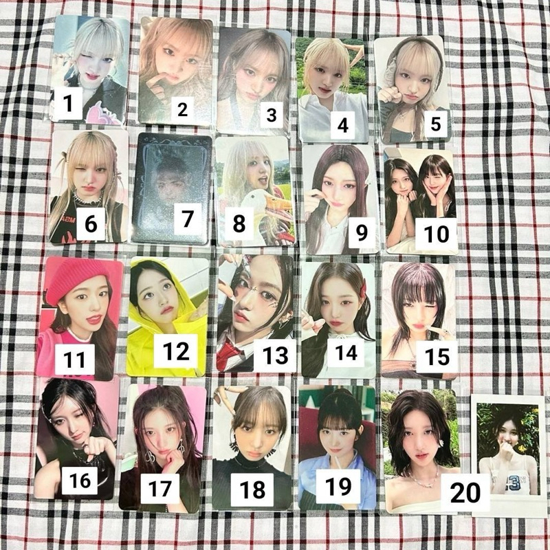 Photocard PC IVE I'VE MINE SWITCH HEYA Baddie Liz soang Daejeon Raincoat Sg Wonyoung Yujin Rei Gaeul