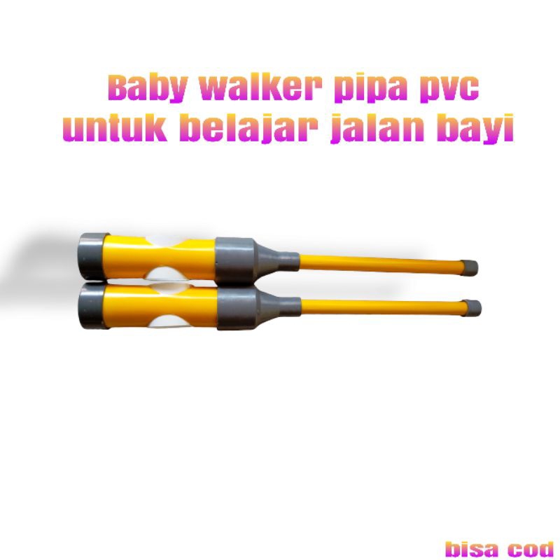 Baby Walker Pipa Untuk Belajar Jalan Bayi, Push Walker Pvc, dorongan belajar jalan bayi