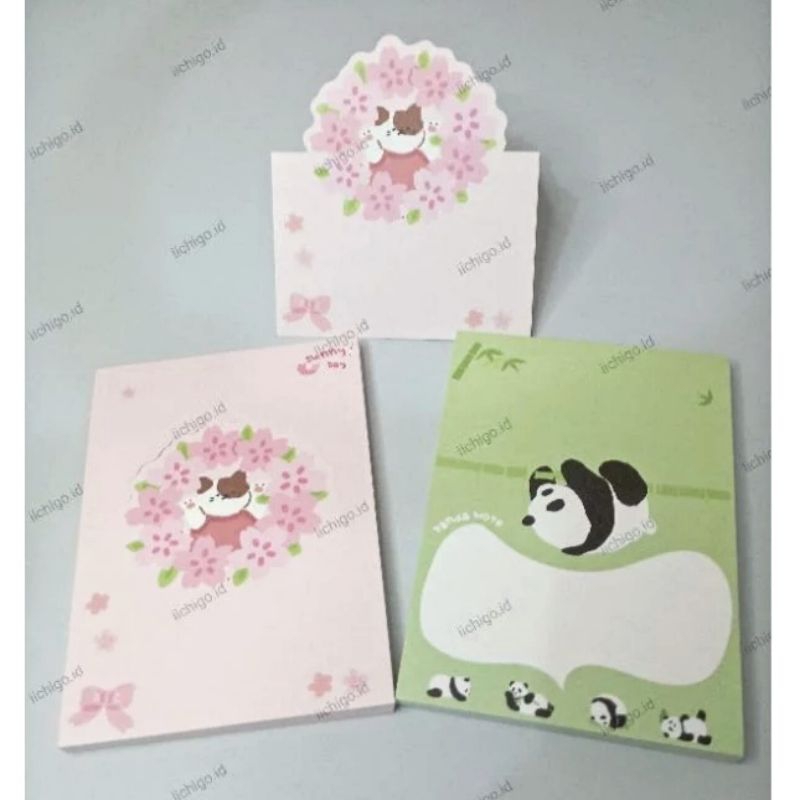 

[6 pcs/ lembar] memo note lipat karakter dekorasi