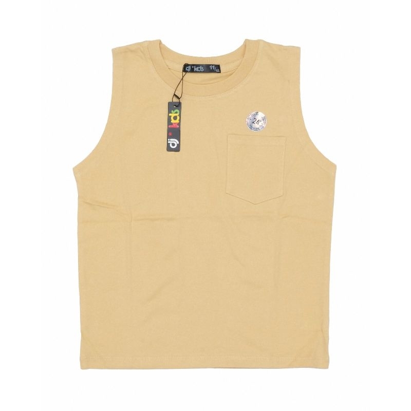 KAOS POLOS ANAK TANPA LENGAN DJ KIDS / KAOS SINGLET