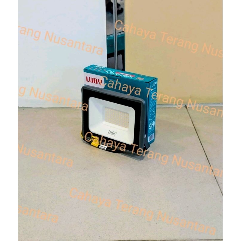 LampuSorot 50 watt led Luby kuning lampu tembak 50 watt led kuning Luby lampu sorot WW Luby 50watt