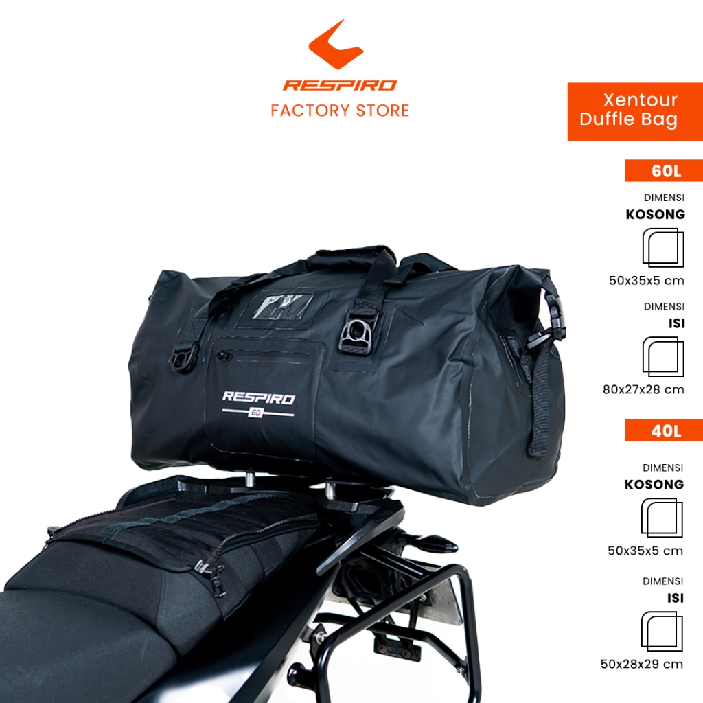 Tas Touring Motor Travel Respiro Official Store Xentour Duffle Bag Adventure Original Factory Produc