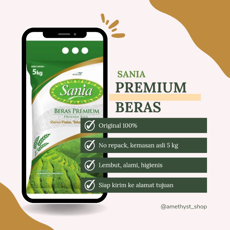 

[SANIA] Beras Premium 5 kg