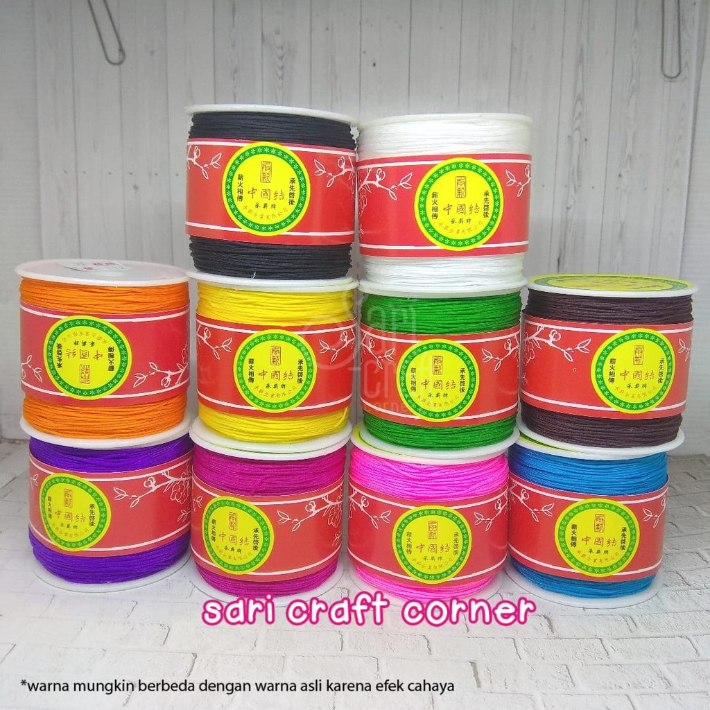 Tali Giok Cina 0.8mm Nilon DIY No.72 Harga 5 meter