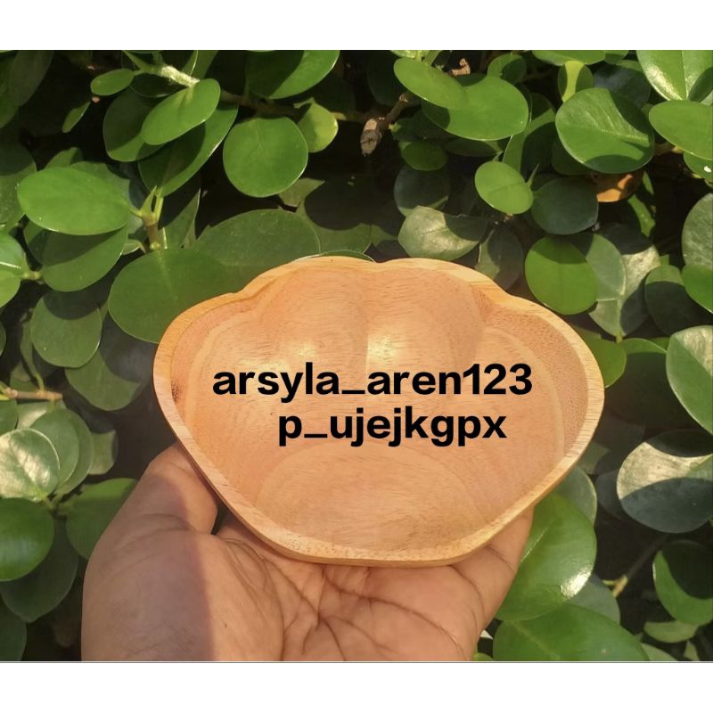 piring saji/wadah saji/wadah sambal/saos Kerang