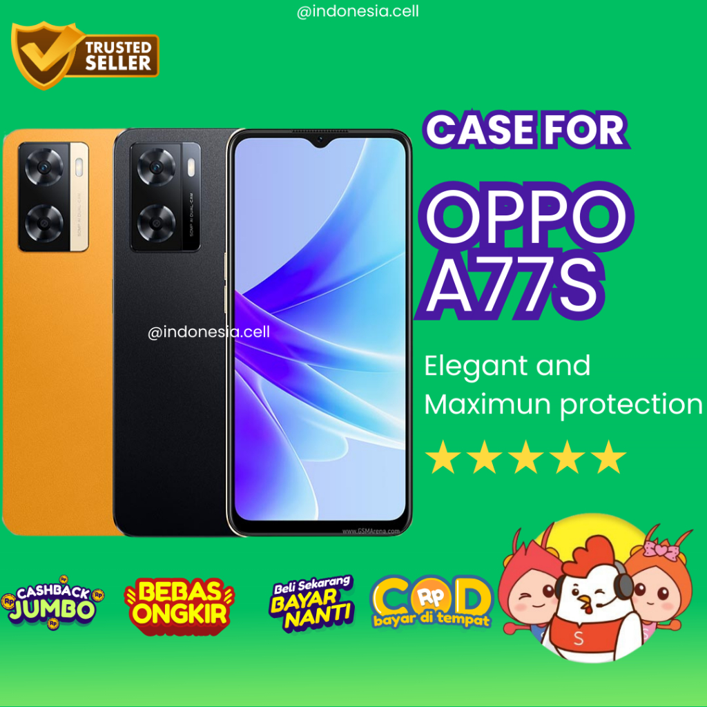 CASE OPPO A77S / KESING OPPO A77S / AIRBAG / CASE BENING CASE HITAM OPPO A77S / ANTICRACK OPPO A77S
