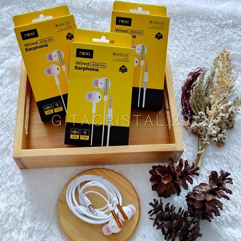 [ ORIGINAL ] EARPHONE REXI Ai04-K | REXI | Ai05-Kx | REXI AS11-K | REXI Ai09-K | REXI AS05-Kx