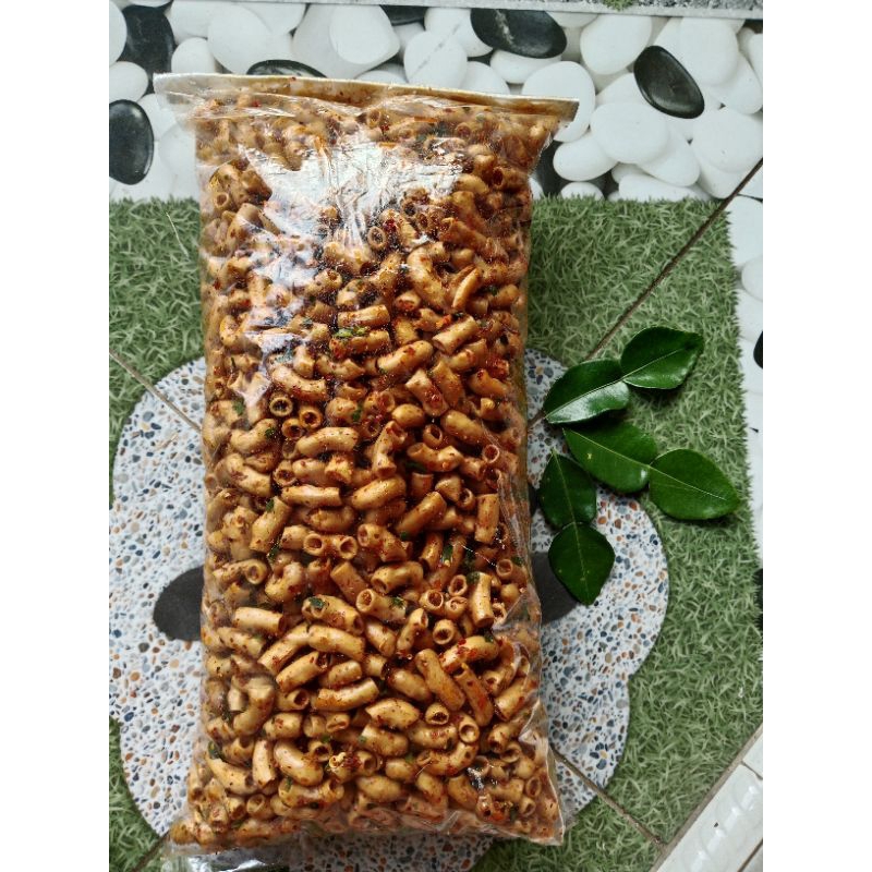 

makaroni bantat/makaroni pedas/makaroni pedas gurih ekstra daun jeruk