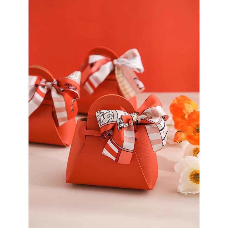 

[ Stellar Official ] [ GROSIR] [UK BESAR ]minimal 250 pcs tas souvenir pita satin tempat so