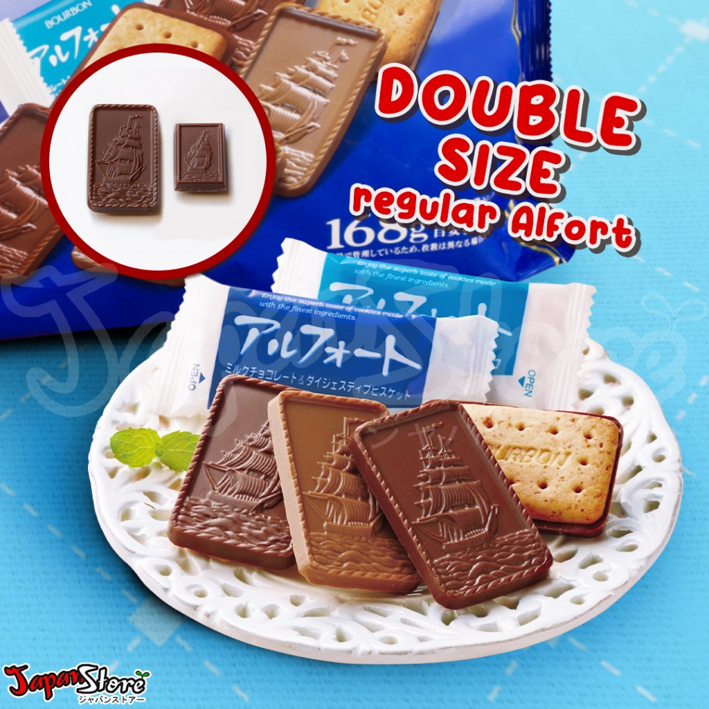

Piscoklegit_ Bourbon Alfort Family Size Bag [Milk Choco & Rich Milk Choco]