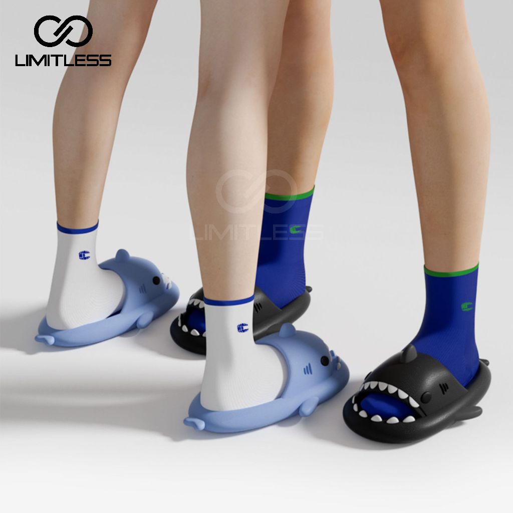 Sandal Hiu Wanita Dewasa Sendal Rumah Perempuan Selop Karakter Sandal Kamar Cewek Korea Shark
