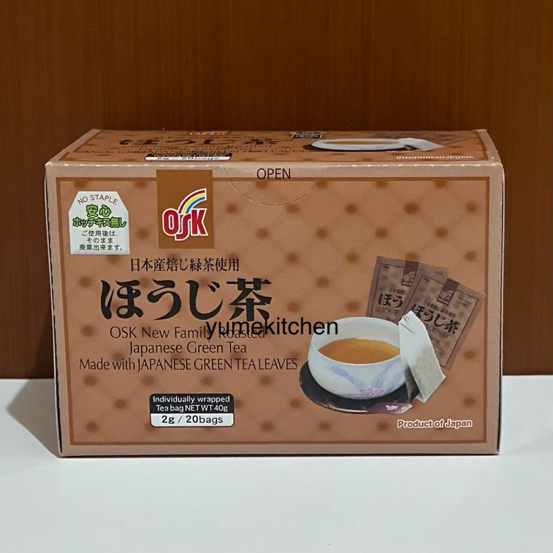 

OSK Roasted Japanese Green Tea 20P 40 g (Teh Hijau Jepang)