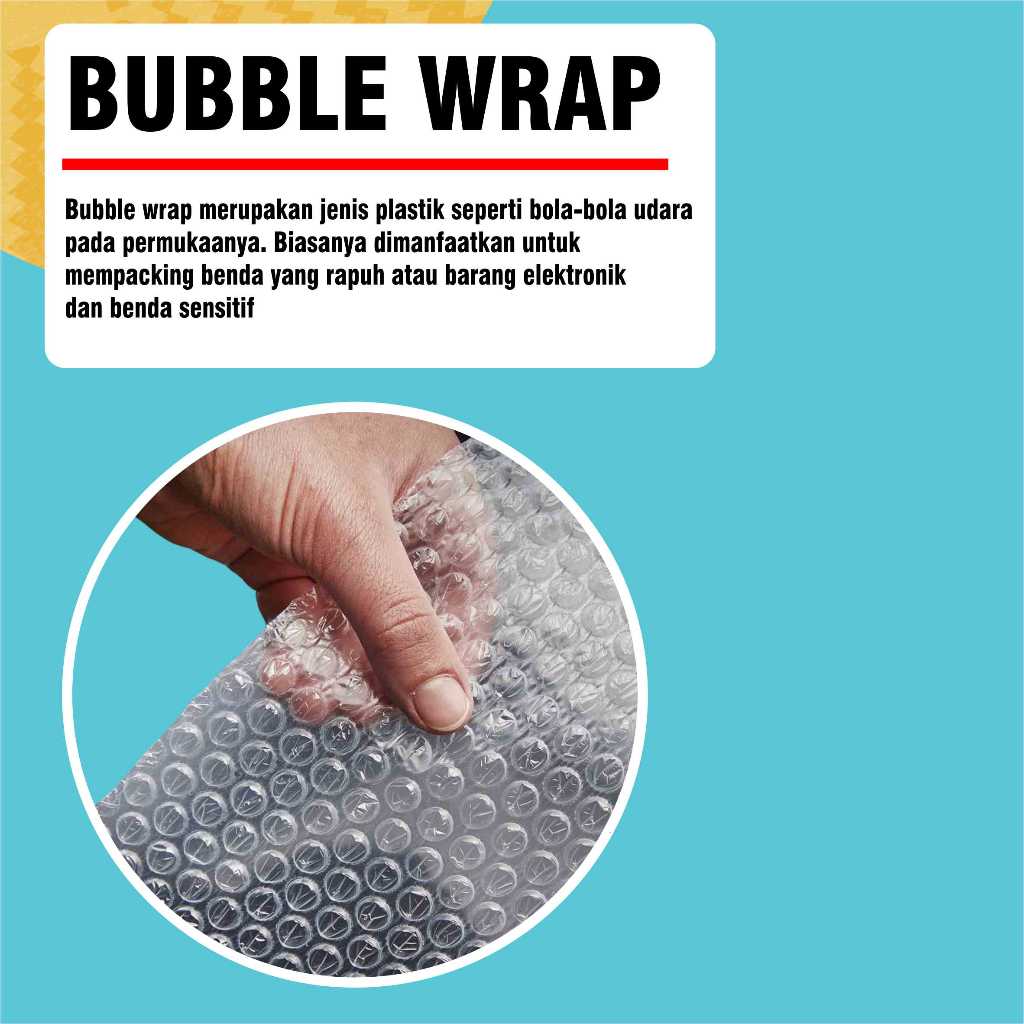 

Cul.Ori. Bubble Wrap 1roll Ukuran 125cm x 50m