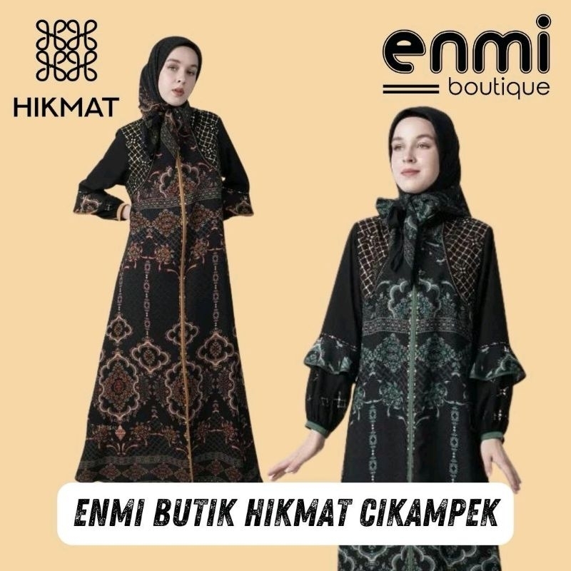 Abaya Hikmat A9223 Gamis Hikmat Terbaru