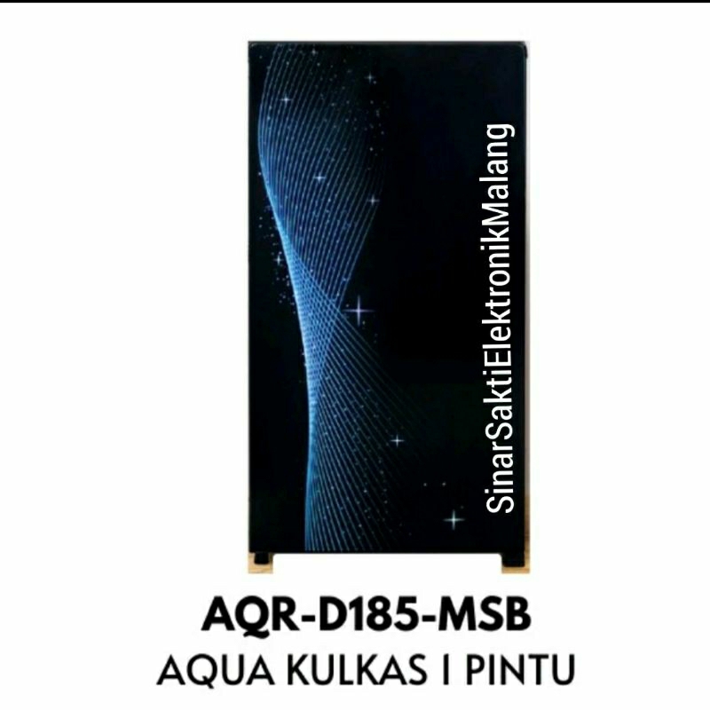 Kulkas Aqua 1 Pintu AQRD 185 MSB Motif Bunga Lemari Es AQR 185 MSB Malang Murah