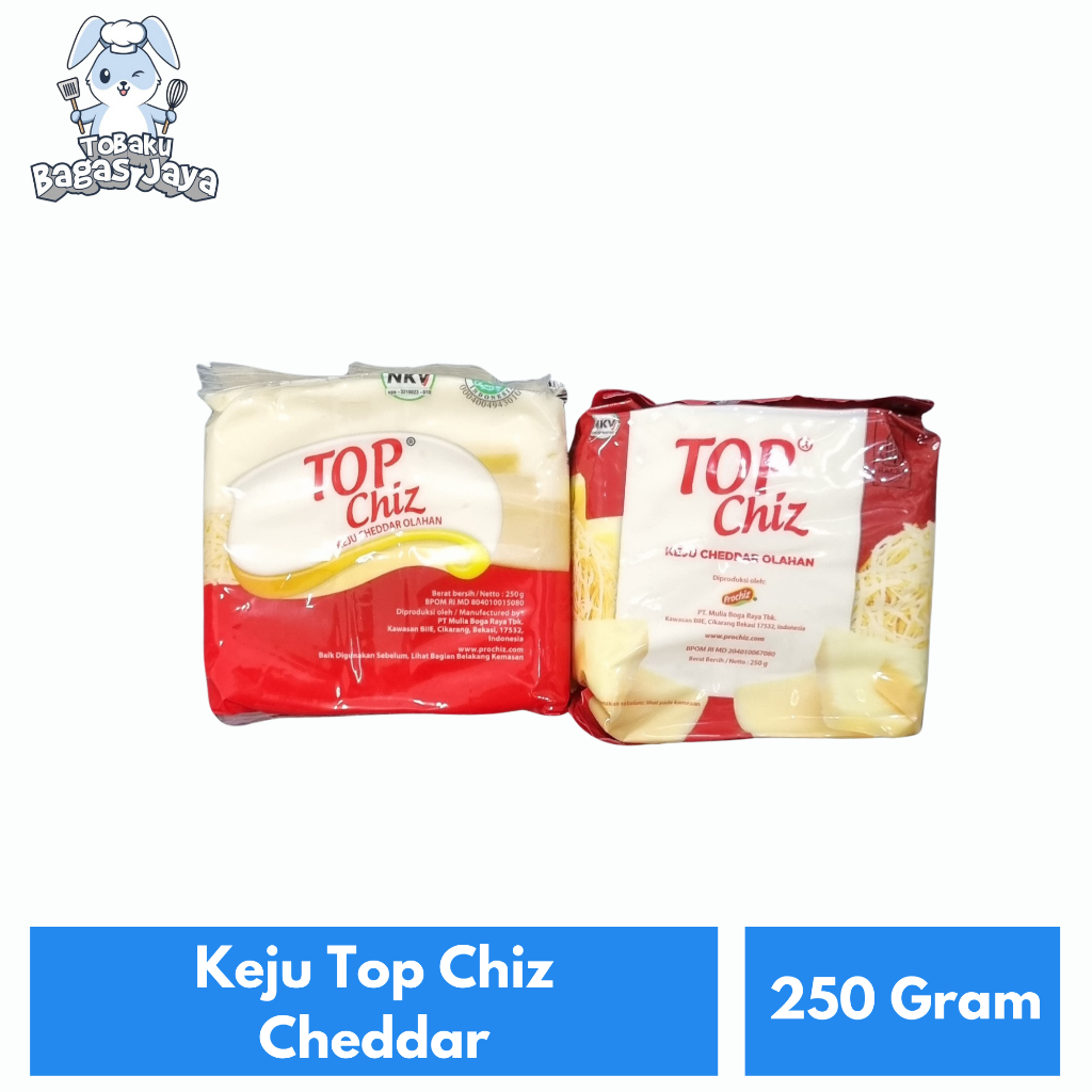 

Keju Top Chiz Cheddar 250 Gram