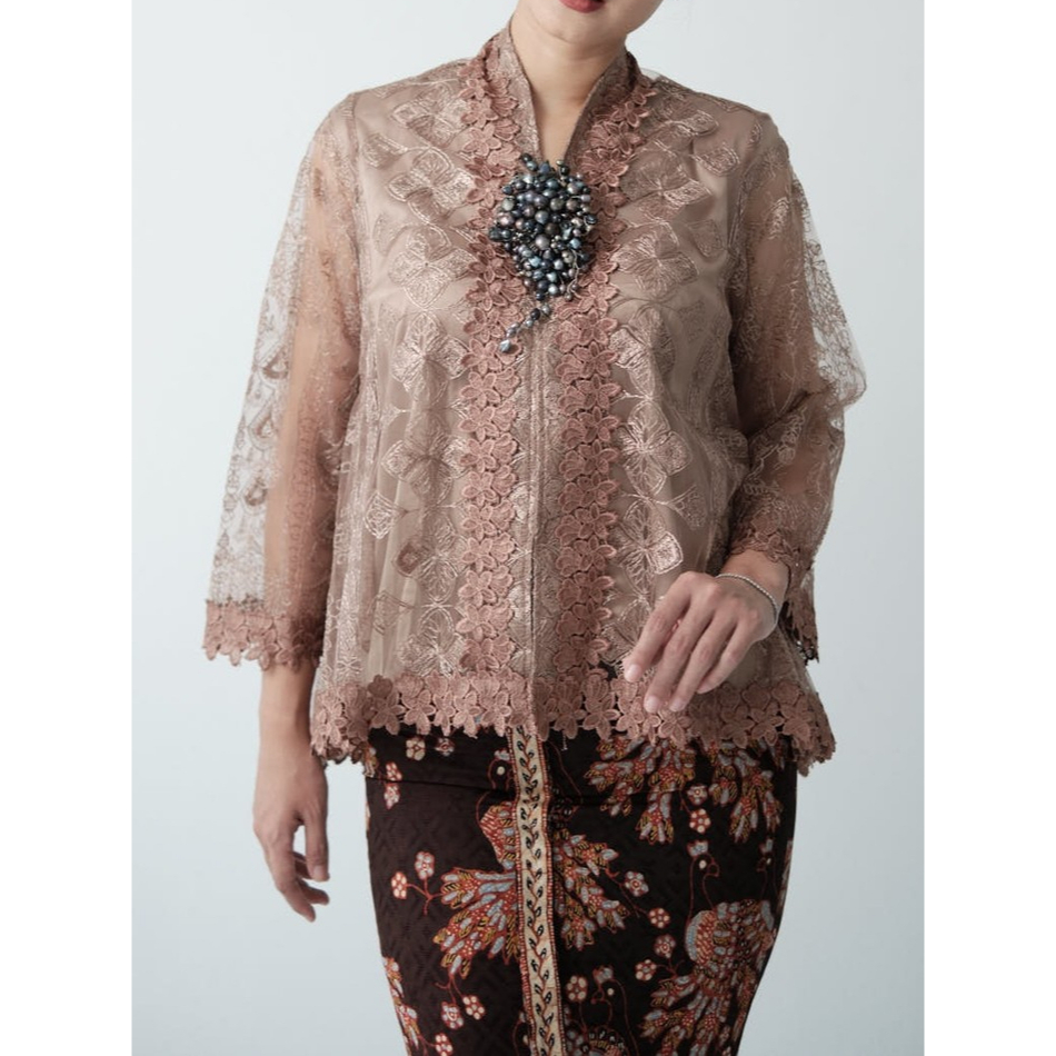 Rose - Kebaya Modern Renda Rose Gold