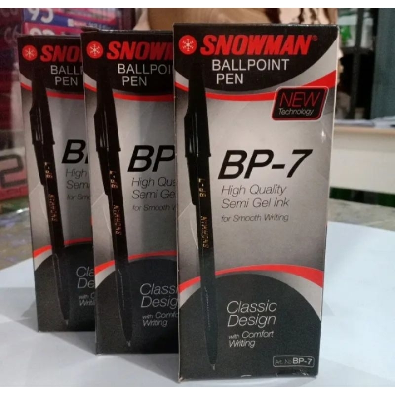 

pulpen snowman / pulpen snowman bp-7 / bolpen / bolpen snowman bp 7